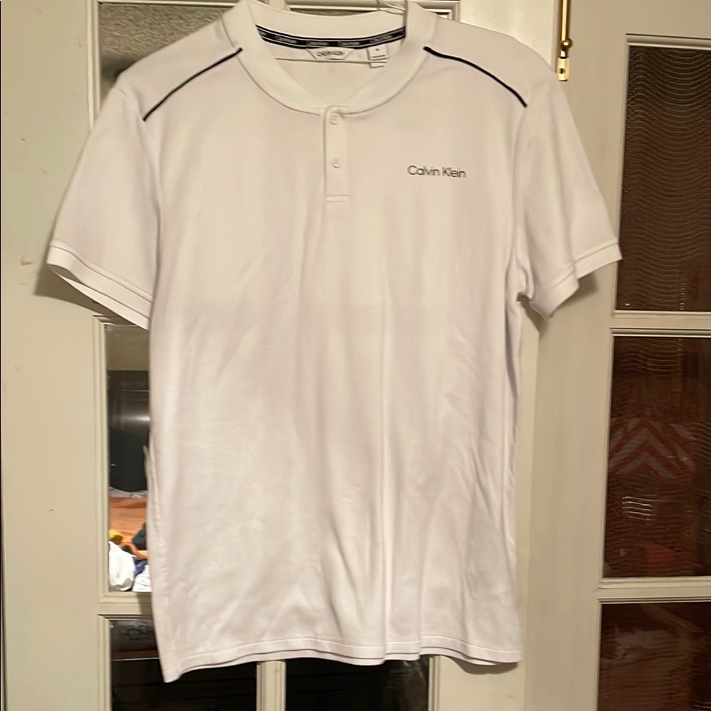 Calvin Klein Men's White Polo Shirt